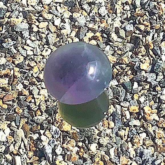 RAINBOW FLUORITE QUARTZ MUSHROOM HEALING STONE 2 IN TALL NEW - Picture 4 of 7